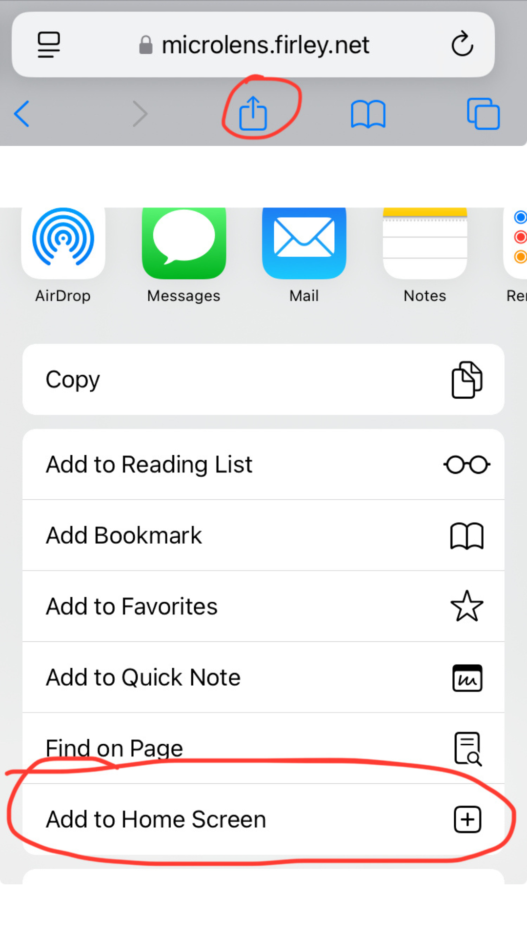 Add to Home Screen